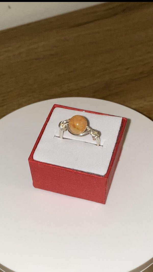 Ring Josy mit orangem Carneol